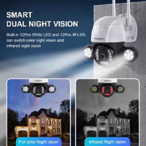 Vezeték nélküli VRT-C28 Wifi Smart kültéri, éjjellátó, vízálló kamera - távolról vezérelhető (BBV)