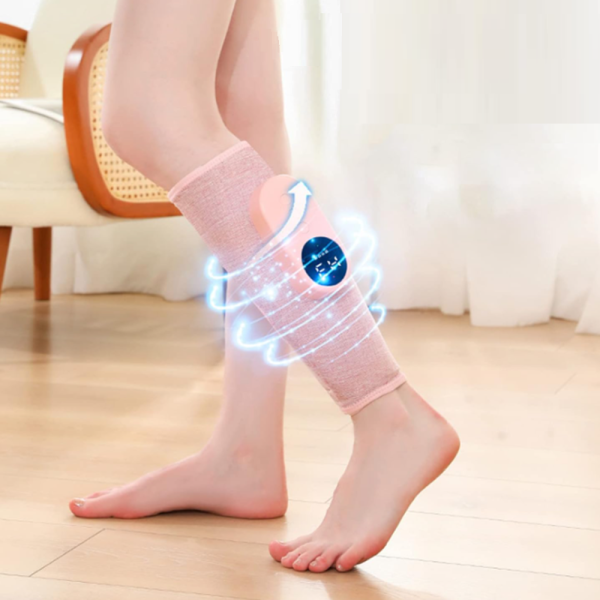 Vezeték nélküli elektromos láb- és vádlimasszírozó – 3 intenzitásfokozattal, vérkeringés serkentésére és izomfájdalom csillapítására- 1db (BBM)