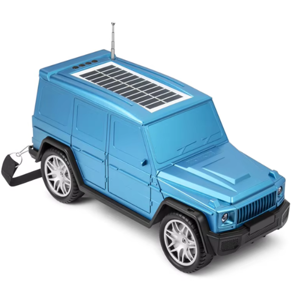 Vezeték nélküli sumker Mercedes G63 napelemes Bluetooth autós hangszóró LED lámpával – HF-F88 (THM)