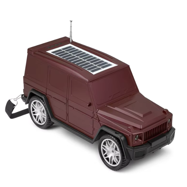 Vezeték nélküli sumker Mercedes G63 napelemes Bluetooth autós hangszóró LED lámpával – HF-F88 (THM)