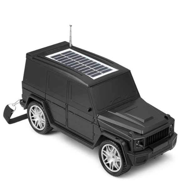 Vezeték nélküli sumker Mercedes G63 napelemes Bluetooth autós hangszóró LED lámpával – HF-F88 (THM)