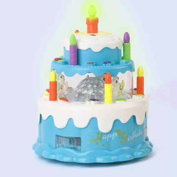 Világító és zenélő játék szülinapi torta gyerekeknek (BBJ)