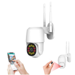 1+1 Vízálló smart wifi IP kamera kül-, és beltérre - 320 fokban elforgatható (BBV)