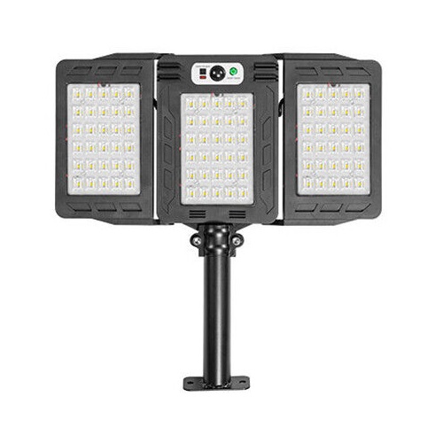 Napelemes tripla LED reflektor mozgásérzékelővel, távirányítóval - W784-786 (BBV)