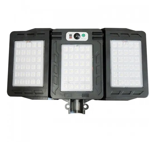 Napelemes tripla LED reflektor mozgásérzékelővel, távirányítóval - W784-786 (BBV)