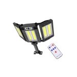 Napelemes tripla LED reflektor mozgásérzékelővel, távirányítóval - W785-786 (BBV)