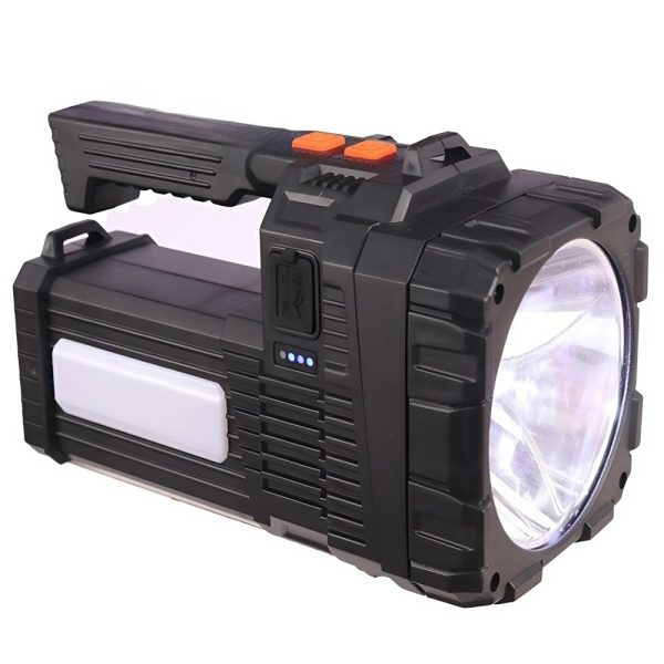 W5168-2 napelemes tölthető keresőlámpa – színszűrős, kemping- és vészvilágítással - 1000000 lumen (BBV) (G)