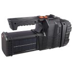 W5168-2 napelemes tölthető keresőlámpa – színszűrős, kemping- és vészvilágítással - 1000000 lumen (BBV) (G)