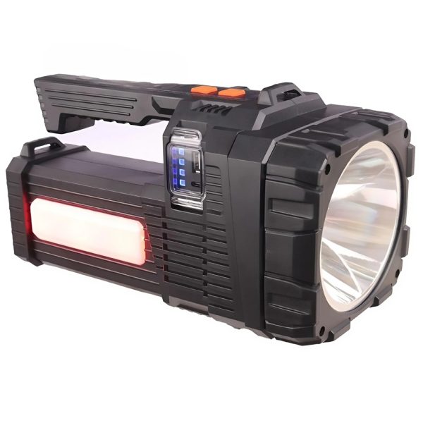 W5168-2 napelemes tölthető keresőlámpa – színszűrős, kemping- és vészvilágítással - 1000000 lumen (BBV) (G)