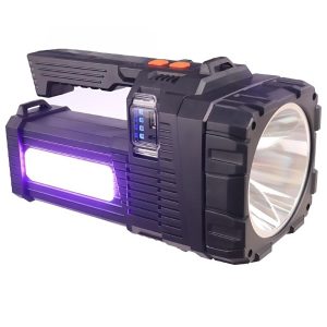 W5168-2 napelemes tölthető keresőlámpa – színszűrős, kemping- és vészvilágítással - 1000000 lumen (BBV) (G)