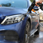 WEBER nagynyomású autómosó pisztoly – állítható szórófejes mosófej autó, kert és háztartási tisztításhoz (BBJH)