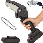 Weber akkumulátoros láncfűrész – 10 cm vágáshossz, kompakt és erőteljes, 2 db 21V-os akkumulátorral R-009 (BBD)