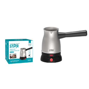Winning Star hordozható elektromos török kávéfőző – rozsdamentes acél kivitel, kompakt és praktikus kávéfőző ST-9895 (BBD)
