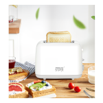 Winning Star kétszeletes kenyérpirító – 7 fokozatú barnítási beállítással, elegáns fehér színben ST-9359 (BBD)