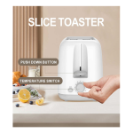 Winning Star kétszeletes kenyérpirító – 7 fokozatú barnítási beállítással, elegáns fehér színben ST-9359 (BBD)