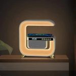 XM-G3 3 az 1 ben bluetooth hangszóró- RGB hangulatvilágítás és Qi - telefontöltő állomás egyben (BBV)