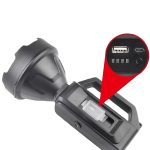 XXL napenergiás kézi lámpa 20W – 1200 lumen fényerő, 20000mAh akkumulátor, hideg fehér LED & COB technológia-YD899 (BBL)