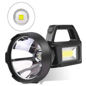 XXL napenergiás kézi lámpa 20W – 1200 lumen fényerő, 20000mAh akkumulátor, hideg fehér LED & COB technológia-YD899 (BBL)