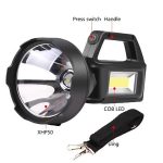 XXL napenergiás kézi lámpa 20W – 1200 lumen fényerő, 20000mAh akkumulátor, hideg fehér LED & COB technológia-YD899 (BBL)