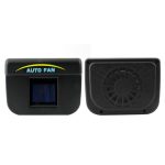 Napelemes, ablakra rögzíthető autó szellőztető ventilátor - fekete (BBV)