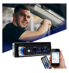 Bluetooth autórádió fejegység – kihangosító, telefonos zenehallgatás, MP3/USB/SD lejátszás, távirányító és LCD kijelző (BBL)
