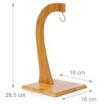 2in1 banán érlelő és frissen tartó kampó bambuszból és fémből - 28,5x16x16 cm (BBKM)