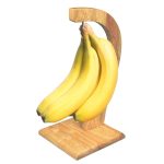2in1 banán érlelő és frissen tartó kampó bambuszból és fémből - 28,5x16x16 cm (BBKM)