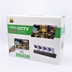 AHD komplett biztonsági kamera rendszer központi egységgel és 4 db Full HD 1080p éjjellátó kamerával  (BBV)