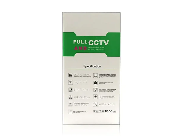 AHD komplett biztonsági kamera rendszer központi egységgel és 4 db Full HD 1080p éjjellátó kamerával  (BBV)