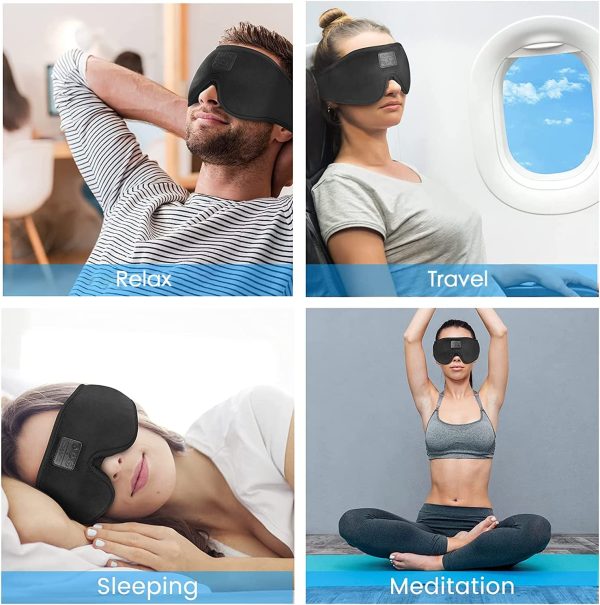 Bluetooth-os zenélő szemmaszk alváshoz és relaxáláshoz (BBV)
