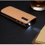 Bőrhatású power bank 20000 mAh – Zseblámpával és extra teljesítménnyel (THM) (BBV)