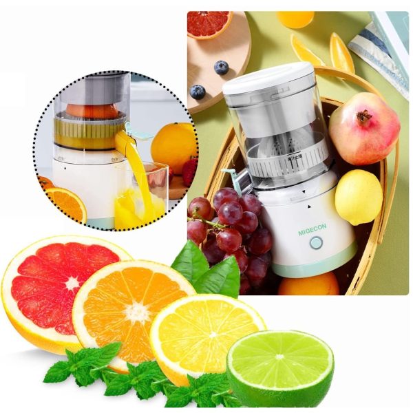 USB elektromos citrus- és gyümölcsfacsaró - nagy kapacitású gyümölcslé készítő - 0,6 L (BBV) (BBA)
