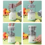 USB elektromos citrus- és gyümölcsfacsaró - nagy kapacitású gyümölcslé készítő - 0,6 L (BBV) (BBA)