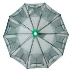 Automatikusan kinyíló, strapabíró csalihal illetve törpeharcsa csapda sűrűn fonott hálóból - 90 x 90 x 35 cm (BBL)