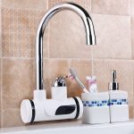1+1 WATER+ Fali csatlakozós vízmelegítő csaptelep, LED kijelzővel (BBL)