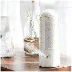 Ultrahangos USB aroma diffúzor csillag mintával - 3in1 aromaterápiás készülék, párásító és nyugtató hatású éjjeli fény (BBJH)