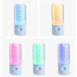 Ultrahangos USB aroma diffúzor csillag mintával - 3in1 aromaterápiás készülék, párásító és nyugtató hatású éjjeli fény (BBJH)