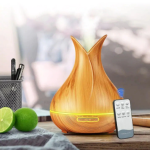 TULIP aromaterápiás diffúzor távirányítóval, LED-es hangulatvilágítással (BBV) (BBD)
