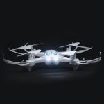 Könnyen kezelhető QuadCopter WIFI-s drón kamerával fotók és videók rögzítéséhez - fehér (BBJ)