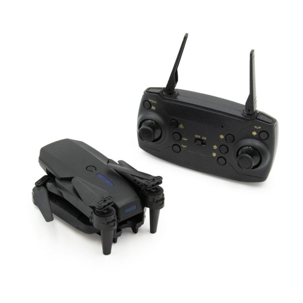 BLACK X wifis, kamerás mini drón - fekete, hordozható táskával (BBJ)