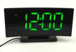 DS-3621L ívelt LED kijelzős digitális ébresztőóra, hőmérő funkcióval (BBV)