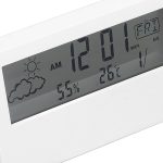 Hangra/tapsra működő LCD kijelzős asztali óra (BBL)