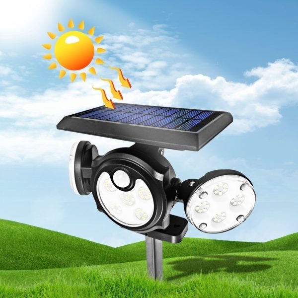 Sihangark napelemes szolár LED lámpa 78LED SH-1208A (BBV)