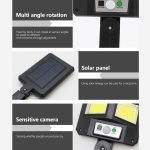 CUBE 88 LED-es napeles mozgásérzékelős fali lámpa - 180W (BBV)