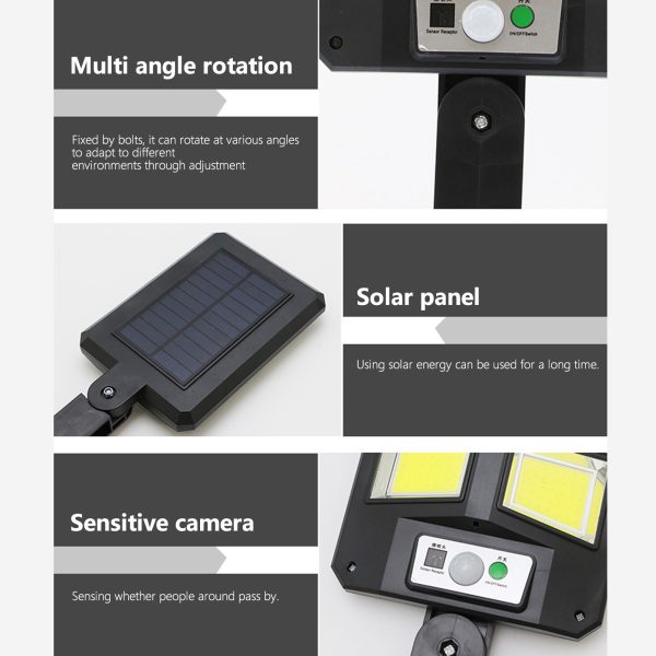 CUBE 88 LED-es napeles mozgásérzékelős fali lámpa - 180W (BBV)