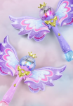 Fairy varázspálca formájú automata buborékfújó pisztoly (BBJ)