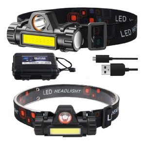 W685 multifunkciós LED fejlámpa beépített akkumulátorral - brutál fényerő (BBV) (BBL)