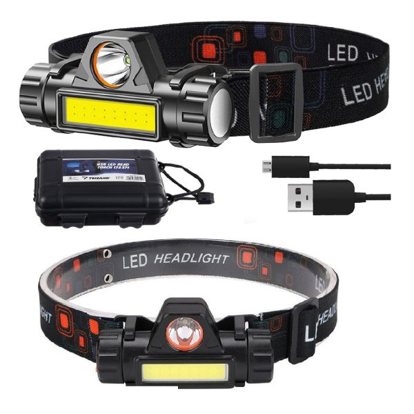 W685 multifunkciós LED fejlámpa beépített akkumulátorral - brutál fényerő (BBV) (BBL)