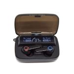 M19 vezeték nélküli bluetooth headset digitális kijelzővel, töltődobozban (BBV)