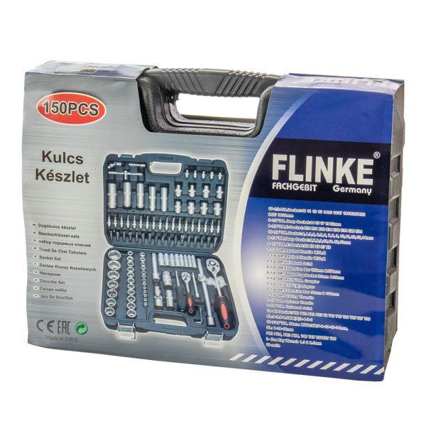 Flinke 130 darabos racsnis kulcs készlet kofferban (BBL)